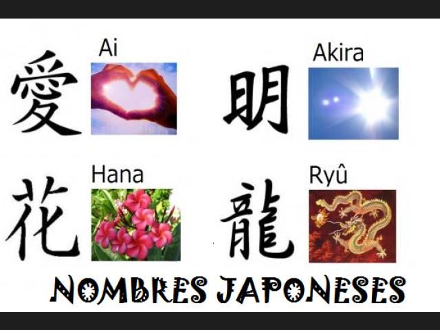 nombres japoneses